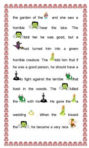 English Worksheet: Once upon a time part 2