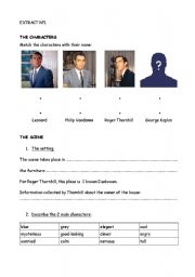 English worksheet: North by Northwest