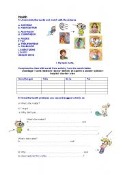 English Worksheet: Health 