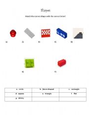 English worksheet: Shapes (Quiz)