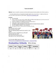 English Worksheet: Career Interview