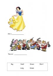 English worksheet: Adjectives