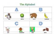 English worksheet: The alphabet