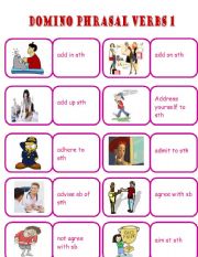 Domino phrasal verbs 1 (02.08.2011)