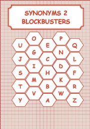 SYNONYMS 2: VERBS- BLOCKBUSTERS