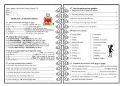 English Worksheet: Past continuous tense