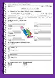 English Worksheet: Past simple - Regular verbs