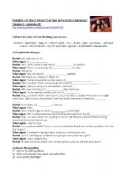 English Worksheet: At the Airport - Friends 