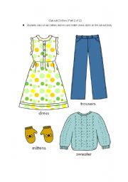 English Worksheet: Best Dresser! Print out body and clothes