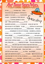 Simple Past tense in story context (a creative story)