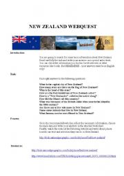 New Zealand webquest