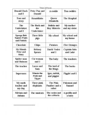 English worksheet: SUBJECT AND PRONOUNS