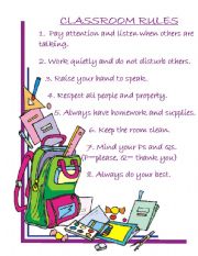 classroom rules