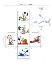 English Worksheet: Present Perfect with Snoopy