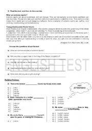 ENGLISH TEST - RELATIVE PRONOUS