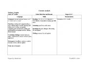 English worksheet: Content 