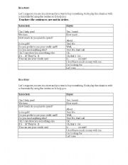 English worksheet: In a store