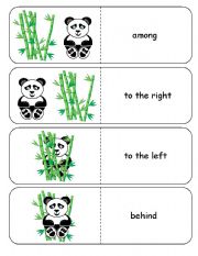 Where is the Panda Preposition Dominoes and Memory Cards Part 1 of 4