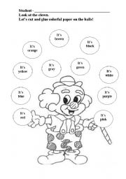 English Worksheet: Colors