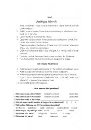 English worksheet: Patbingsu How-To