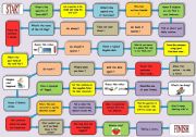 English Worksheet: Boardgame