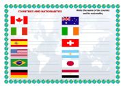 Countries and Nationalities