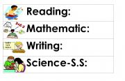 English worksheet: Teachers schedule