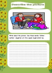 English Worksheet: story picture