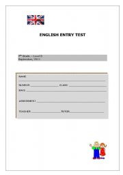 Entry Test 7th