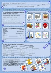 English Worksheet: Superlative form of adjectives