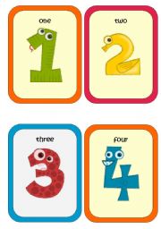 English Worksheet: Numbers 1-9