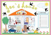English Worksheet: Joe`s House