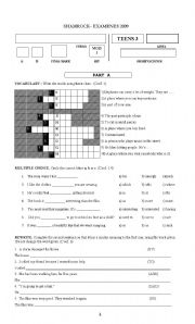 English Worksheet: test