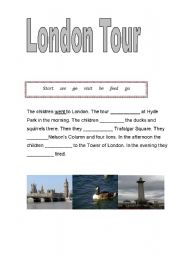 English Worksheet: London Tour