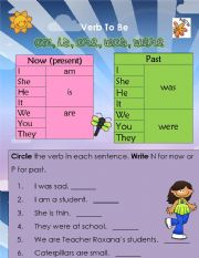 English Worksheet: to be