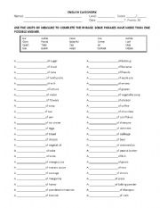 UNITS OF MEASUREMENT - COUNT-NON COUNT NOUNS