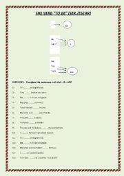 English Worksheet: VERB TO BE