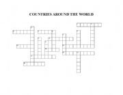 English Worksheet: countries around the world