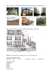 English Worksheet: Types of houses