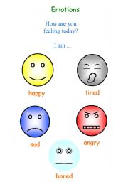 emotions worksheets