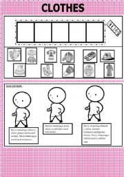 English Worksheet: Clothes