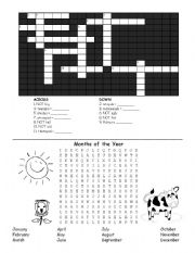 Months and Days of the Week