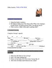 English worksheet: The Father of the Bride