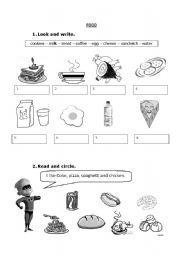 FOOD VOCABULARY