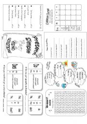 English Worksheet: Present Simple Yes-No questions Mini book
