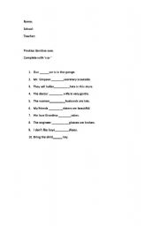 English worksheet: Genitive case.