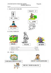 English Worksheet: comparative - present simple