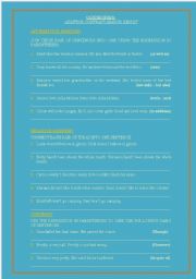 English Worksheet: Connectors / Linkers (Addition, Contrast, Reason, Result)