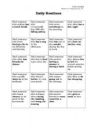 English Worksheet: mOVING ACTIVITY