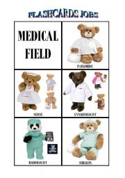 Flashcards jobs : medical field